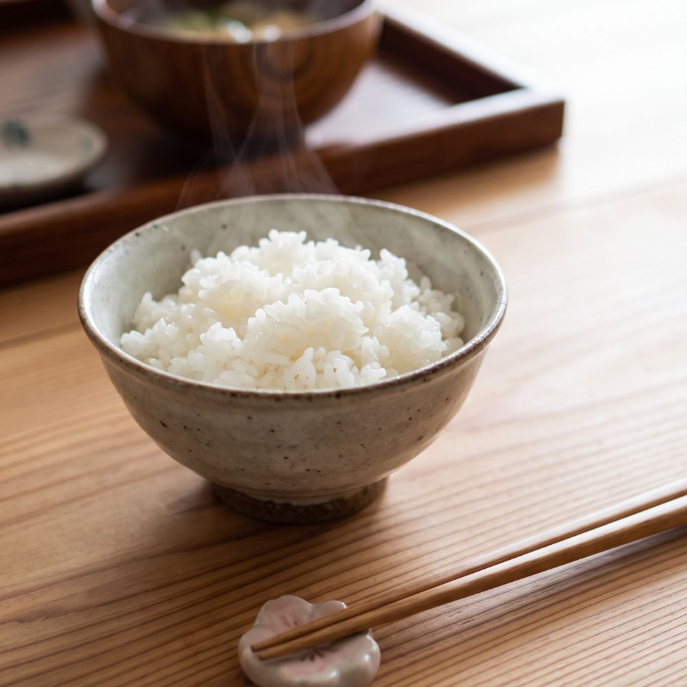 お茶碗に盛られたごはん
